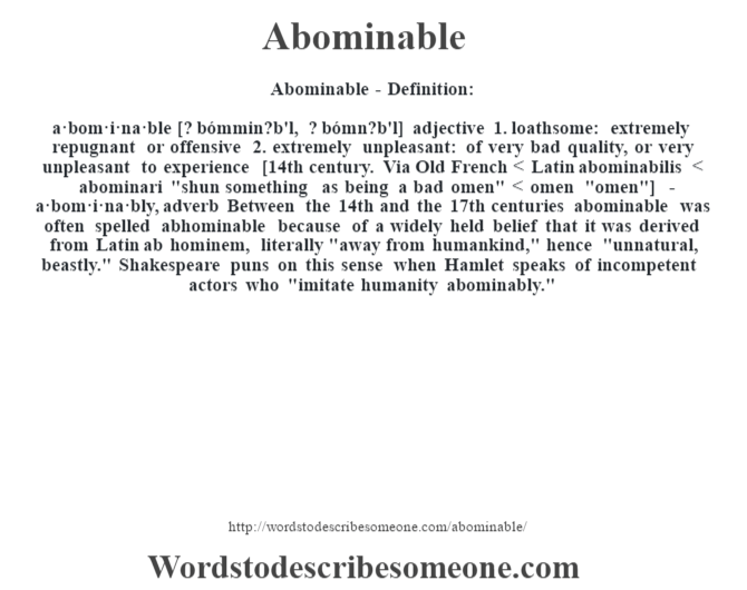 abominable-definition-abominable-meaning-words-to-describe-someone