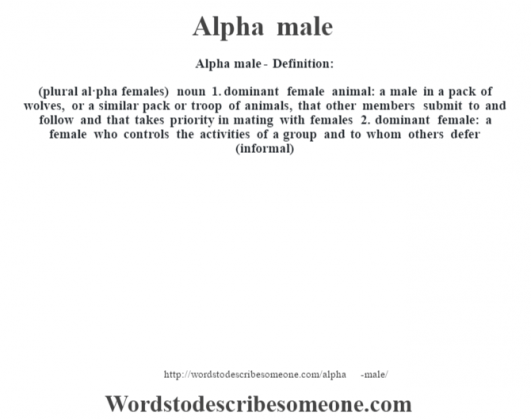 alpha dominant meaning