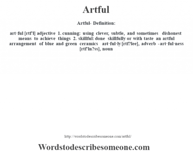 artful-definition-artful-meaning-words-to-describe-someone