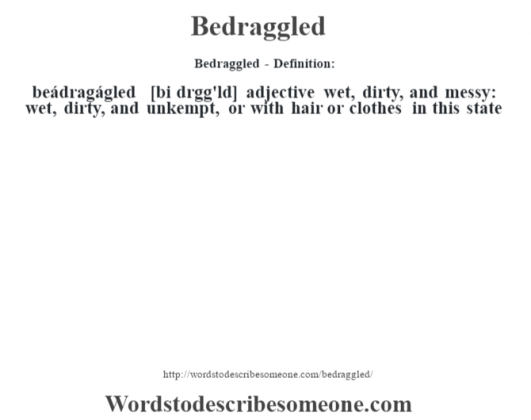 bedraggled-definition-bedraggled-meaning-words-to-describe-someone