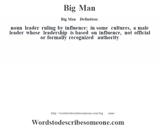 Big guy definition  Big guy meaning - words to describe someone