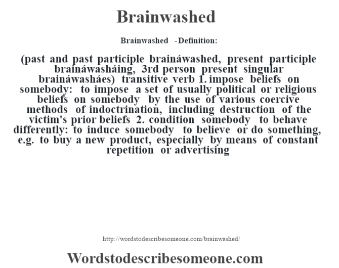 Meaning brainwash