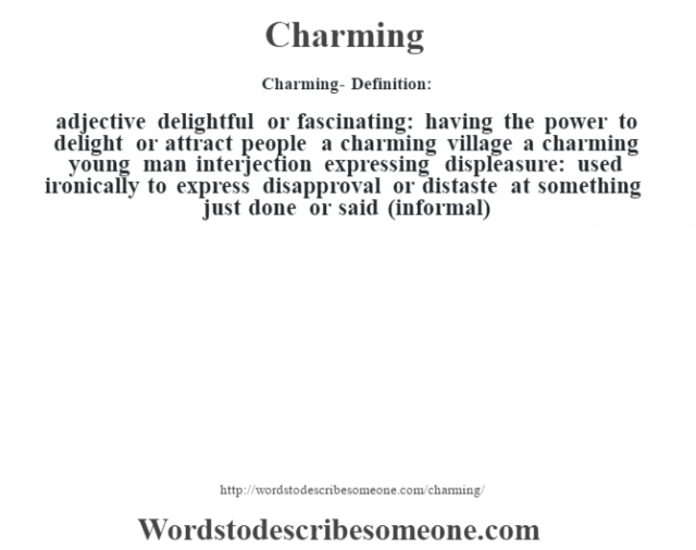 charming meaning