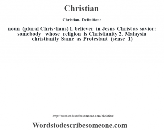 christianity lame definition