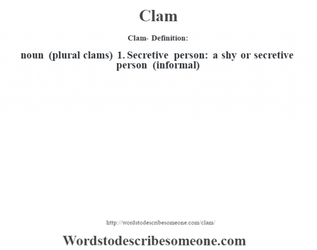 definition of clam definition of Textual Evidence