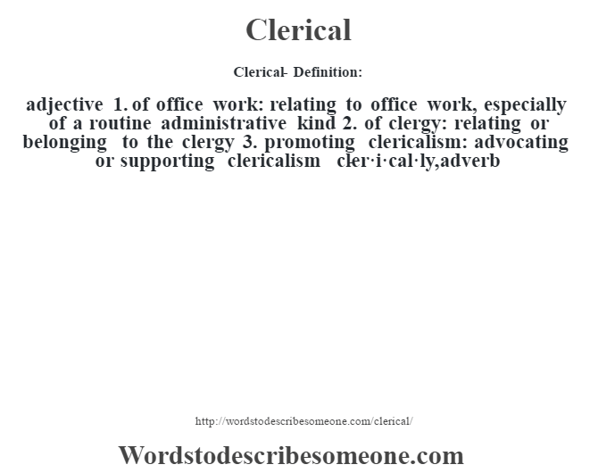 clerical-definition-clerical-meaning-words-to-describe-someone