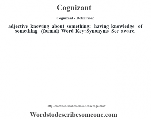 what-is-the-meaning-of-the-word-cognizance-youtube