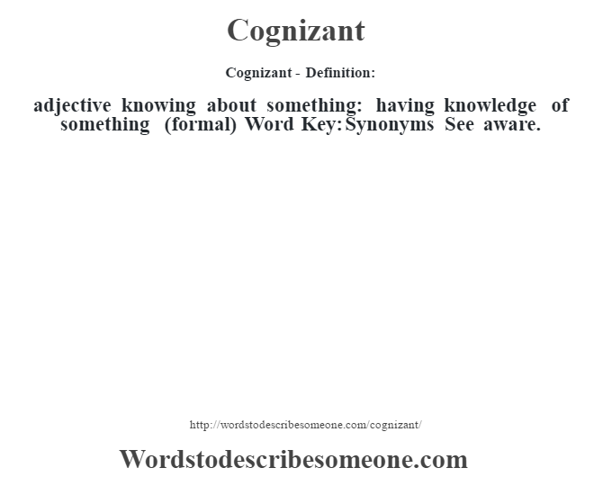 What does cognizant mean cummins isl engines