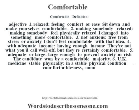 comfortable-definition-comfortable-meaning-words-to-describe-someone