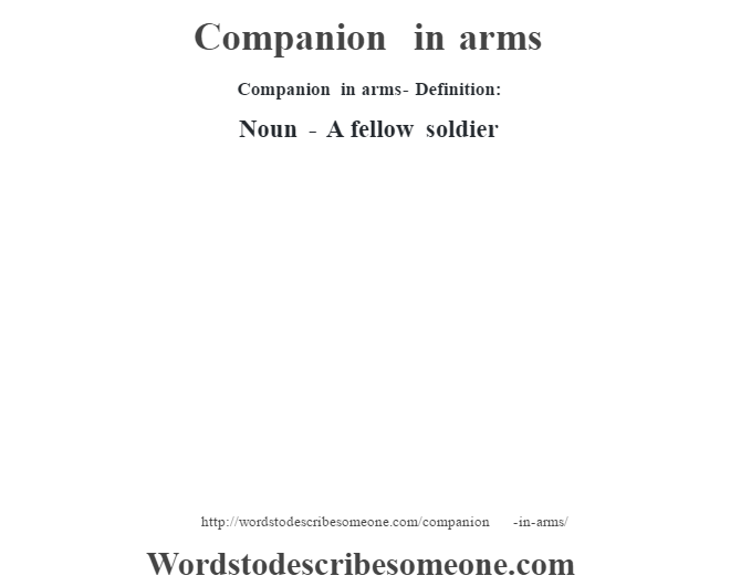 companion-in-arms-definition-companion-in-arms-meaning-words-to