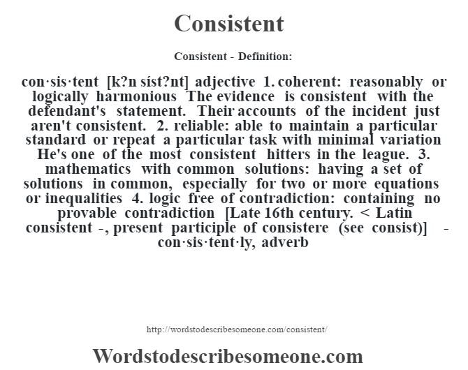 Logic Definition Of Consistent at samuelecarollo blog