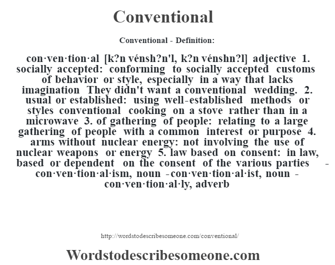 What Is Conventional Meaning