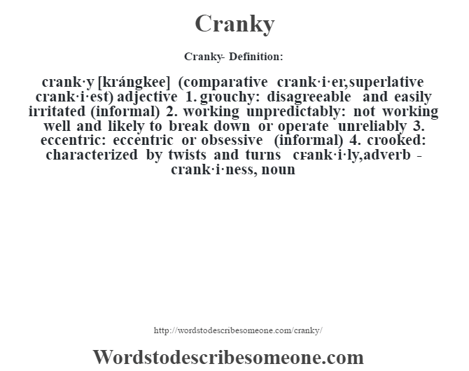 Cranky the crane