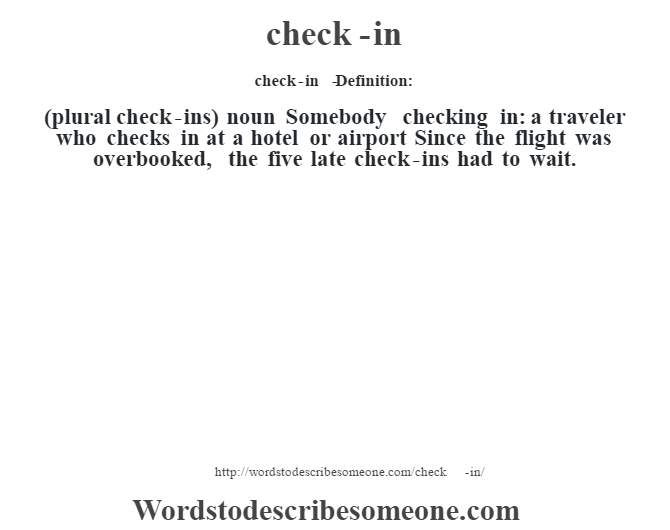 Meaning Of Check For In English