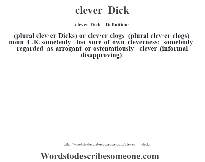 Dick Meaning