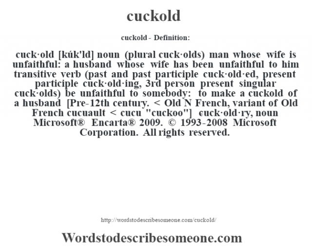 cuckold definition cuckold meaning photo