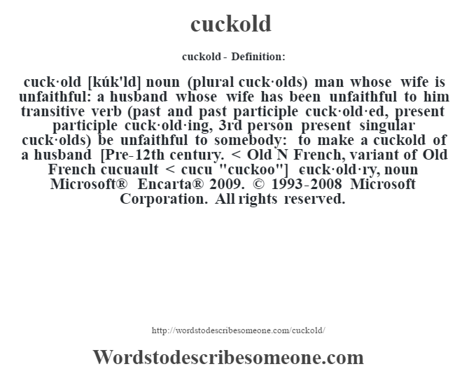cuckold definition . 