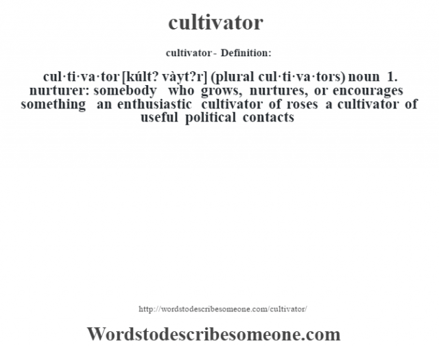 dusk cultivators definition
